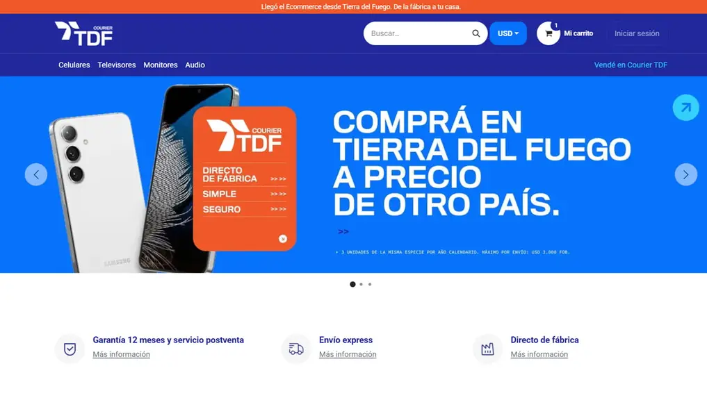 Portada del caso Courier TDF: 9,49 millones de impresiones para instalar una marca nueva en su primera Navidad